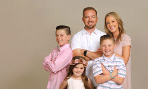 Family Portrait captured at JCPenney Portraits during a family photo session.