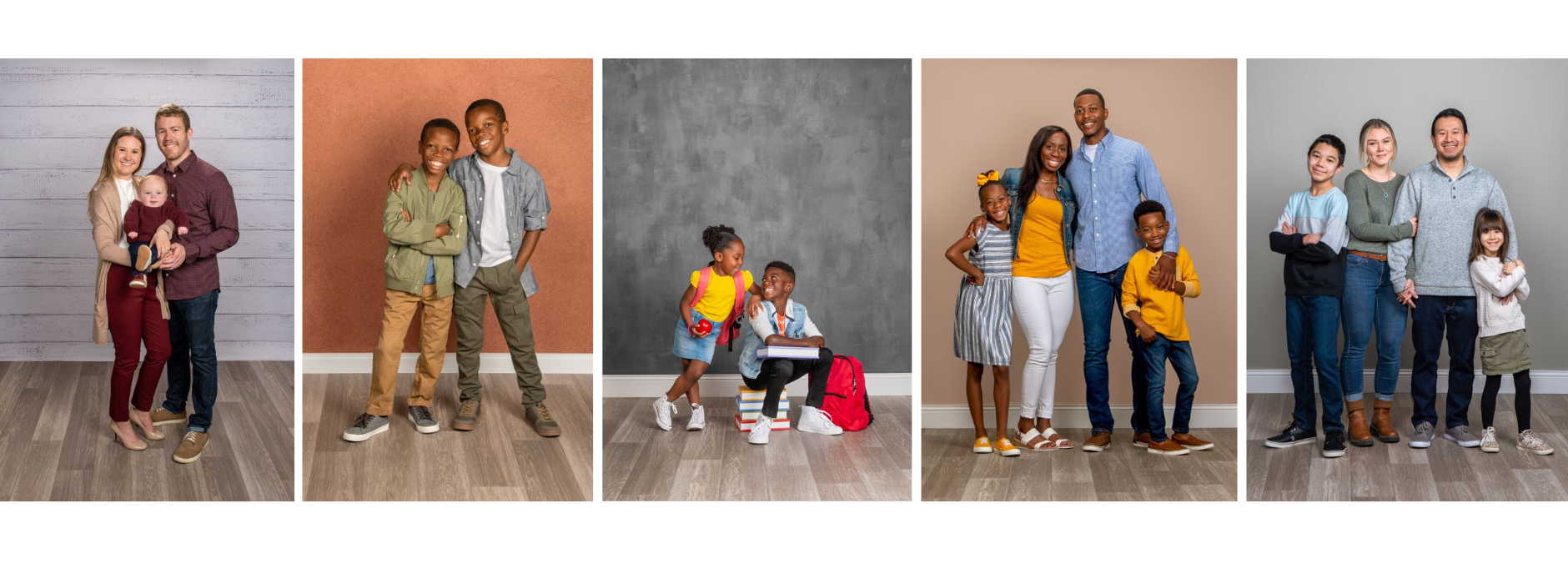 Ideas for fall pictures captured on our fall photo backgrounds.