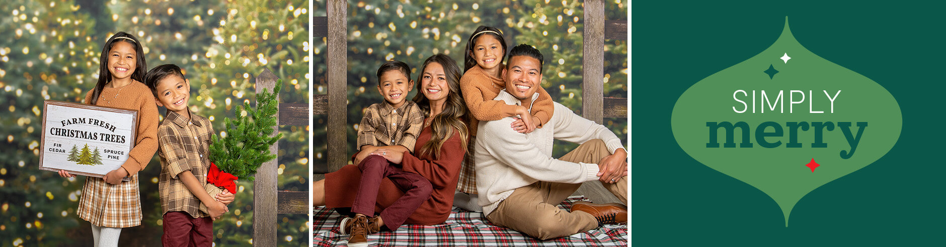 Christmas Photography captured at JCPenney Portraits.
