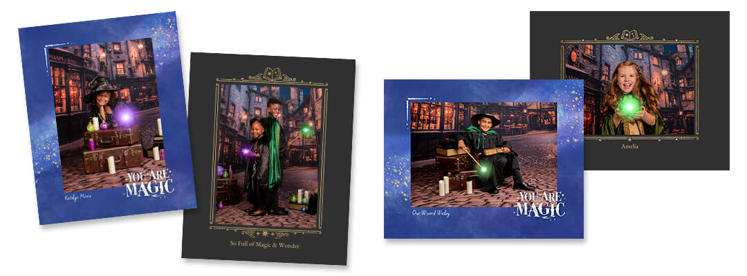 Photo enhancement designs for Wizardly Way