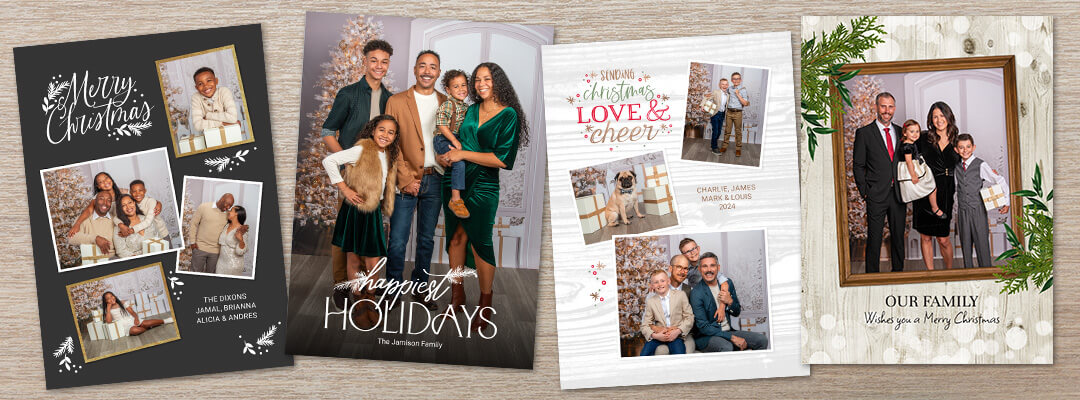 Holiday cards to design at your session