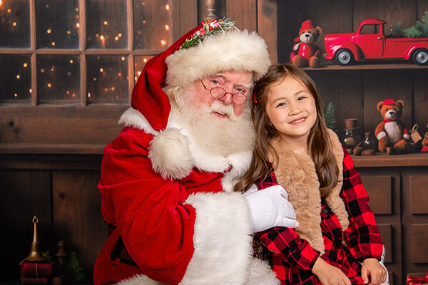 Santa photography session at JCPenney Portraits