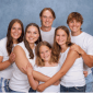 Professional family photos taken at JCPenney Portraits.