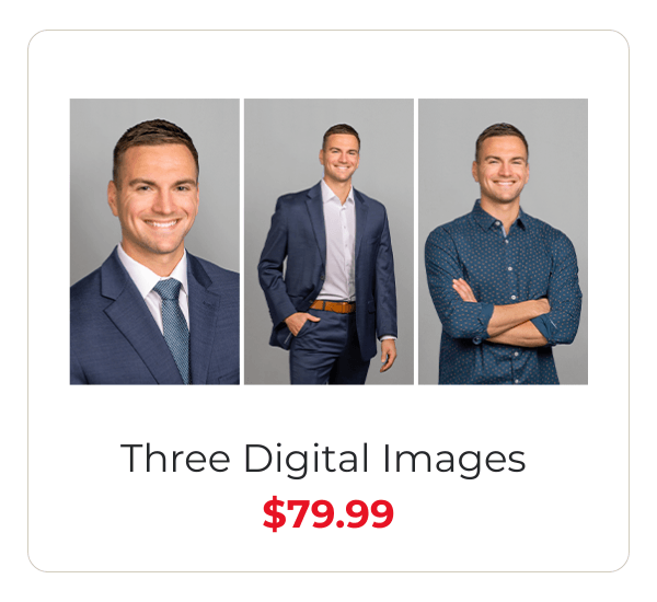 Business Headshots three digital images pricing at JCPenney Portraits.