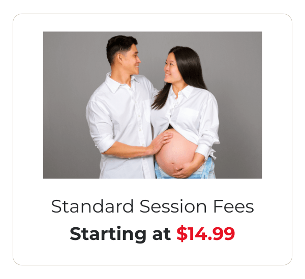 Maternity Standard Session pricing at JCPenney Portraits.