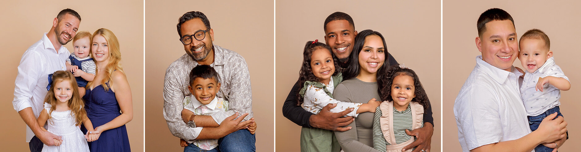 Father and child pictures for Father's Day at JCPenney Portraits.