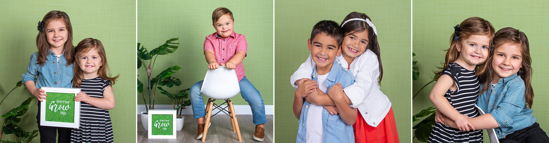 Professional children photography - Willow background at JCPenney Portraits.